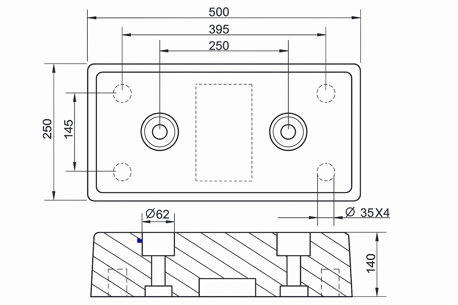 rubber stopper 3 drwag